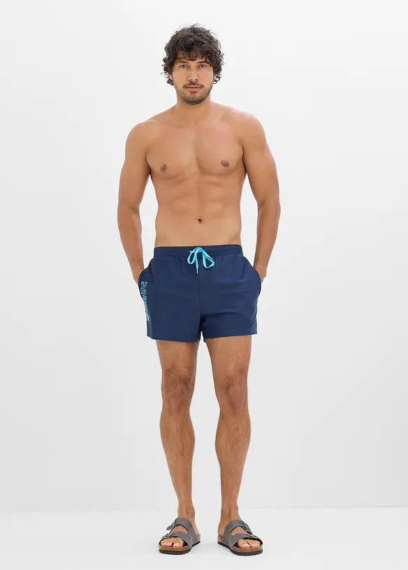 Badshorts av elastiskt material, bonprix