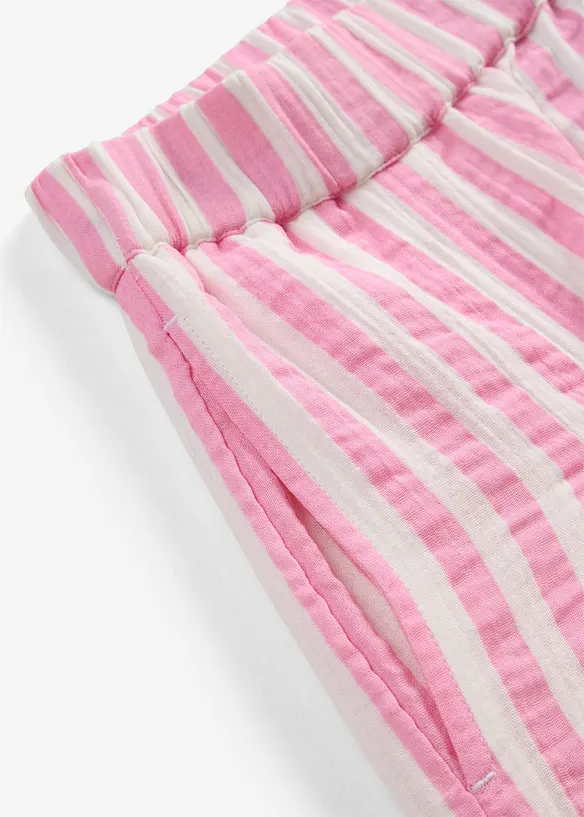 Shorts i bomullsmuslin, bonprix