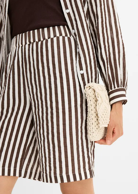 Shorts i bomullsmuslin, bonprix