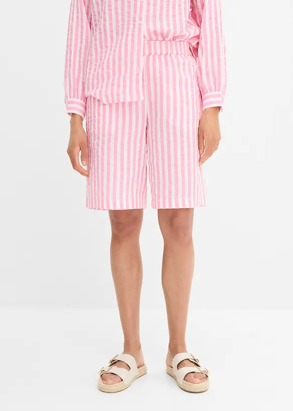 Shorts i bomullsmuslin, bonprix