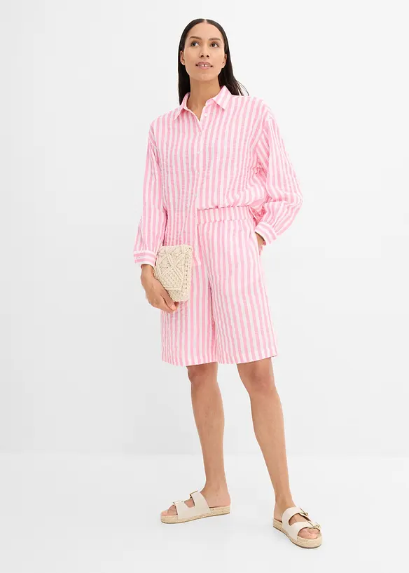 Shorts i bomullsmuslin, bonprix