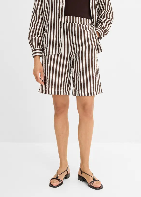 Shorts i bomullsmuslin, bonprix