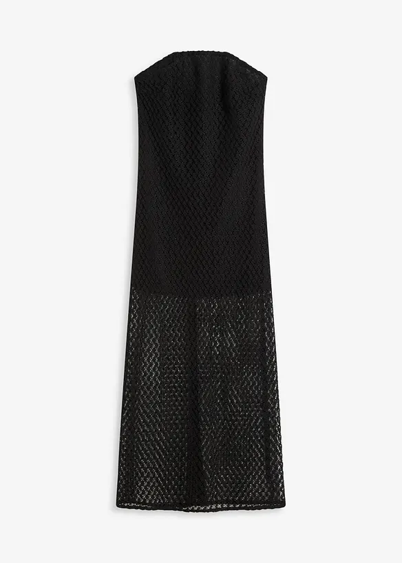 Off shoulder-kl&auml;nning med spets, bonprix