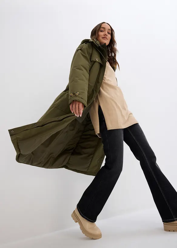 Vinterkappa med 2-i-1-look, bonprix