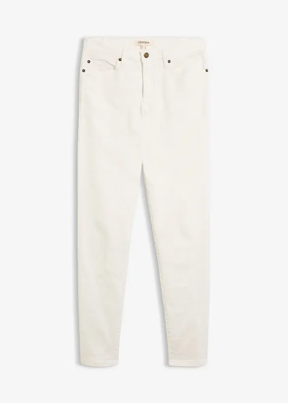 Mom Jeans Mid Waist, l&aring;nga ben, bonprix