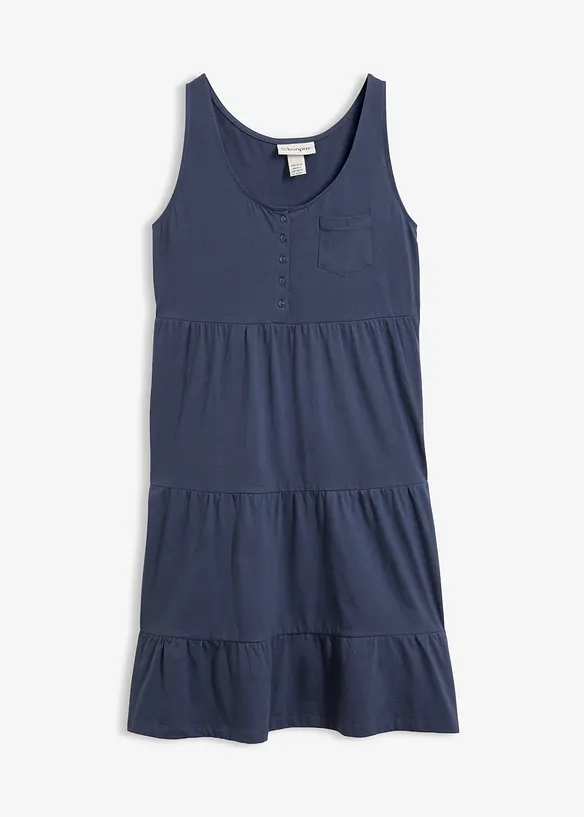 Kort jerseykl&auml;nning i bomull, bonprix