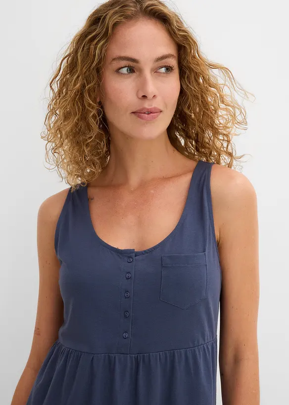 Kort jerseykl&auml;nning i bomull, bonprix