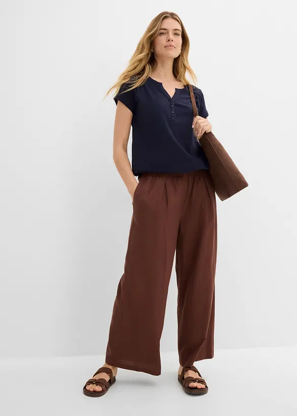 Bomullstopp, kort&auml;rmad, bonprix