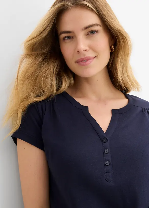 Bomullstopp, kort&auml;rmad, bonprix