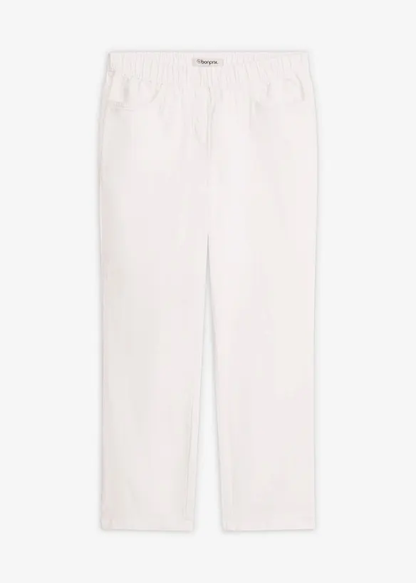 Stretchig dra p&aring;-byxa i 7/8-l&auml;ngd, bonprix