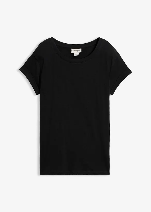 Kort&auml;rmad topp i fyrkantig modell, bonprix