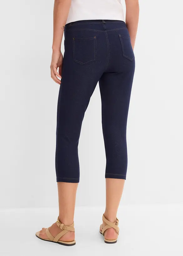 Caprileggings med jeanslook, bonprix
