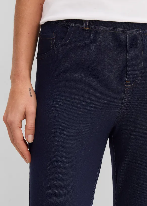 Caprileggings med jeanslook, bonprix