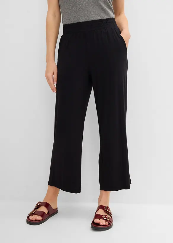7/8-jerseybyxa av stretchig och f&ouml;ljsam viskos, bonprix