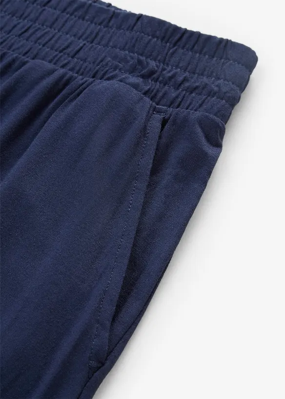 7/8-jerseybyxa av stretchig och f&ouml;ljsam viskos, bonprix