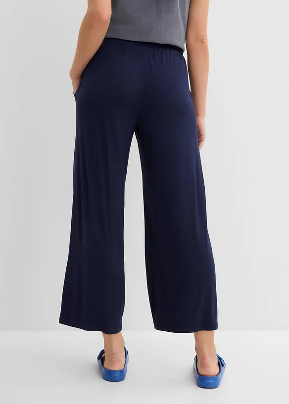 7/8-jerseybyxa av stretchig och f&ouml;ljsam viskos, bonprix