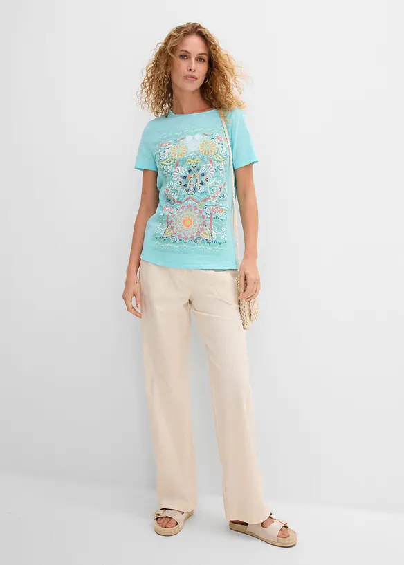 T-shirt av ren bomull, bonprix