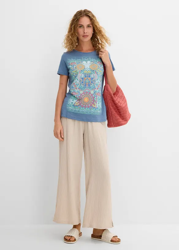 T-shirt av ren bomull, bonprix