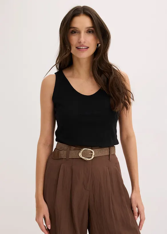 Jerseylinne i bomull, bonprix