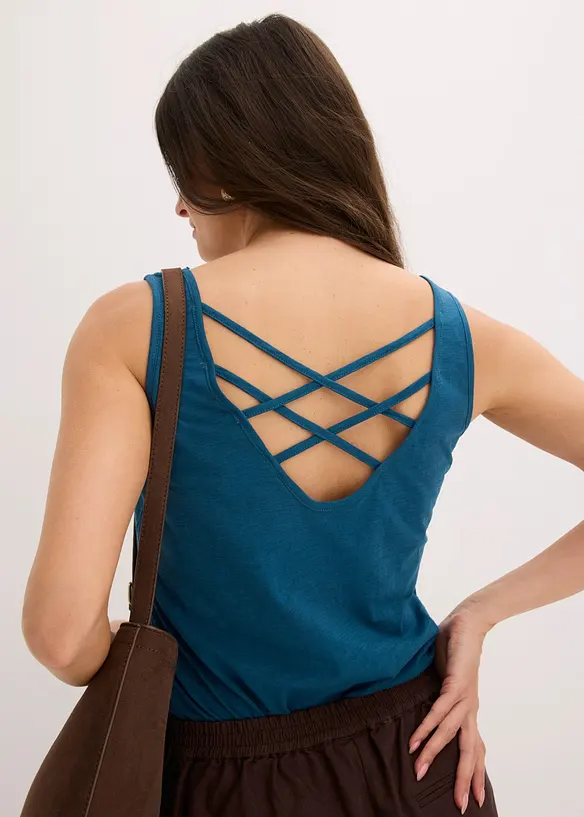 Jerseylinne i bomull, bonprix