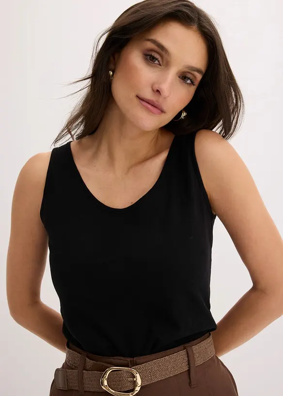 Jerseylinne i bomull, bonprix