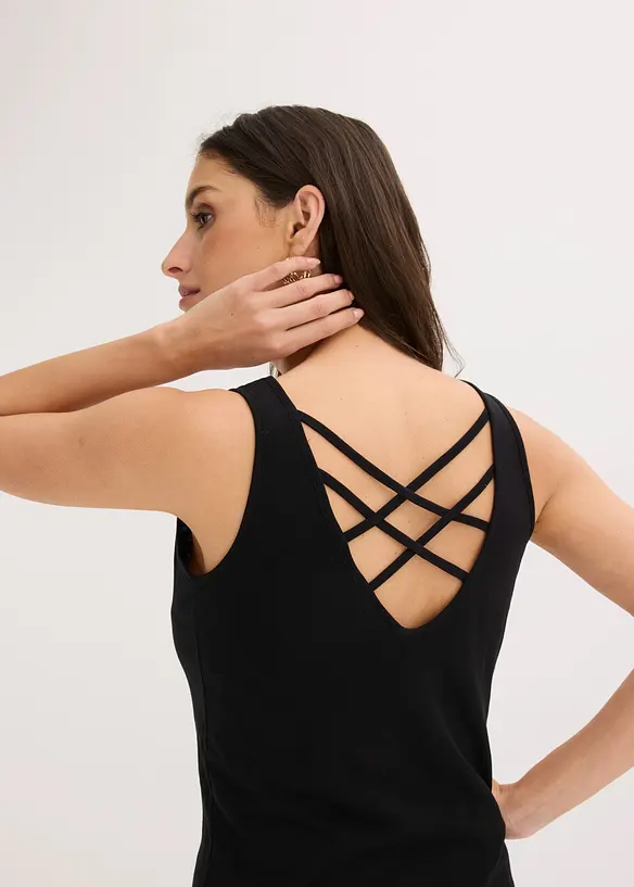 Jerseylinne i bomull, bonprix