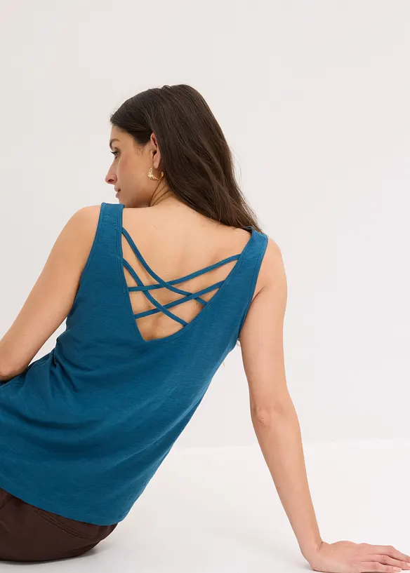 Jerseylinne i bomull, bonprix