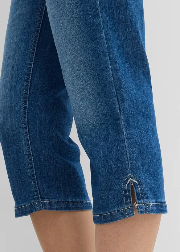 Stretchiga caprijeans (2-pack), bonprix