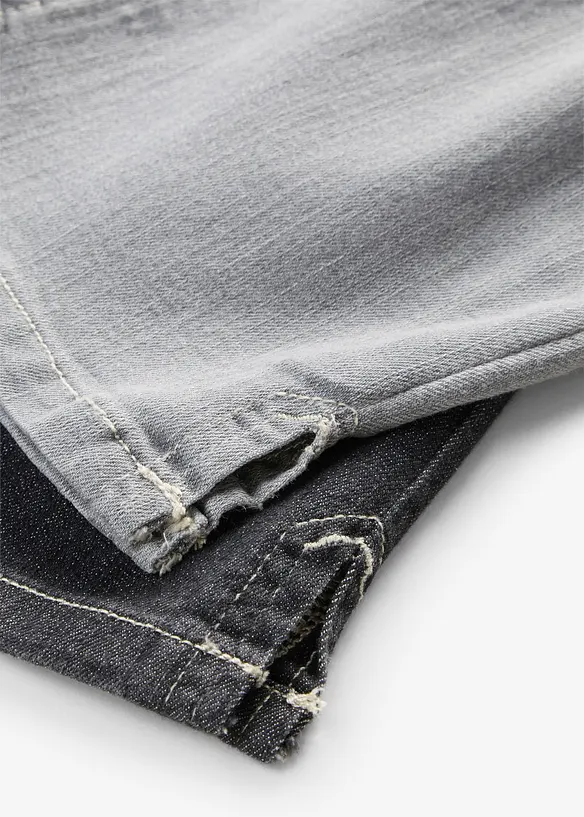 Stretchiga caprijeans (2-pack), bonprix