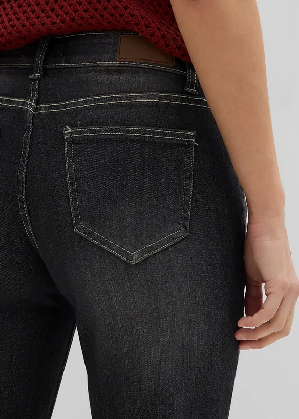 Stretchiga caprijeans (2-pack), bonprix