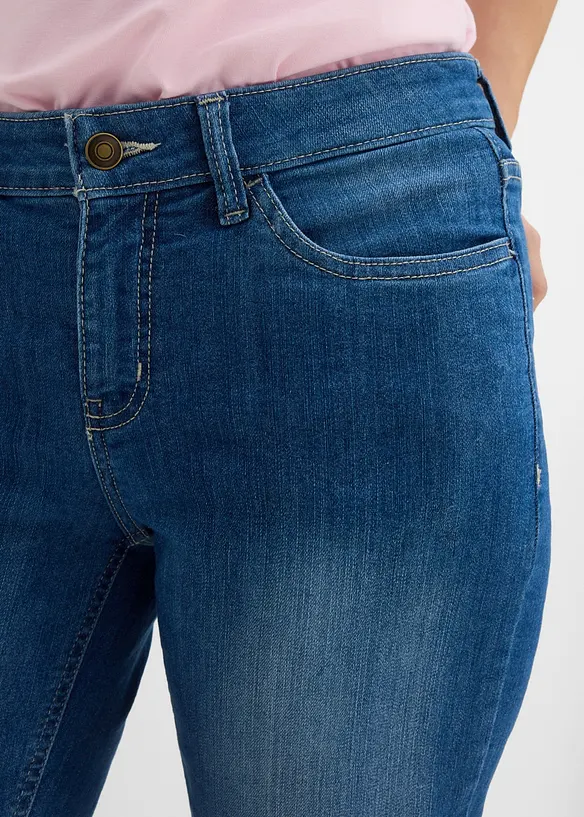 Stretchiga caprijeans (2-pack), bonprix