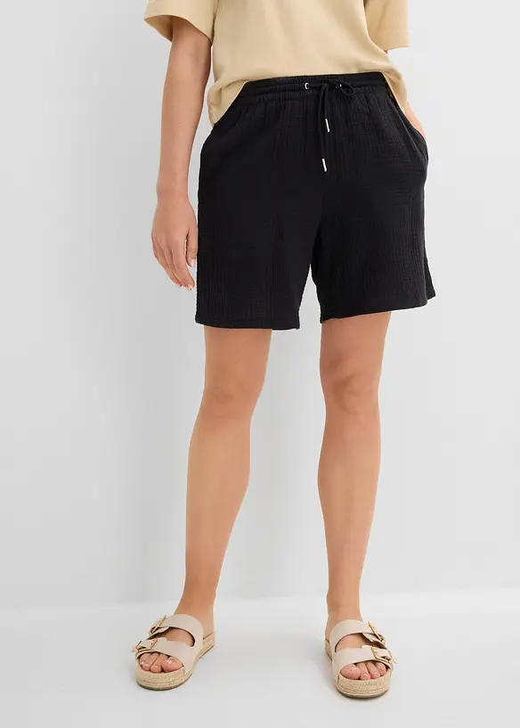 Shorts av muslin, bonprix