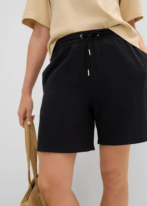 Shorts av muslin, bonprix