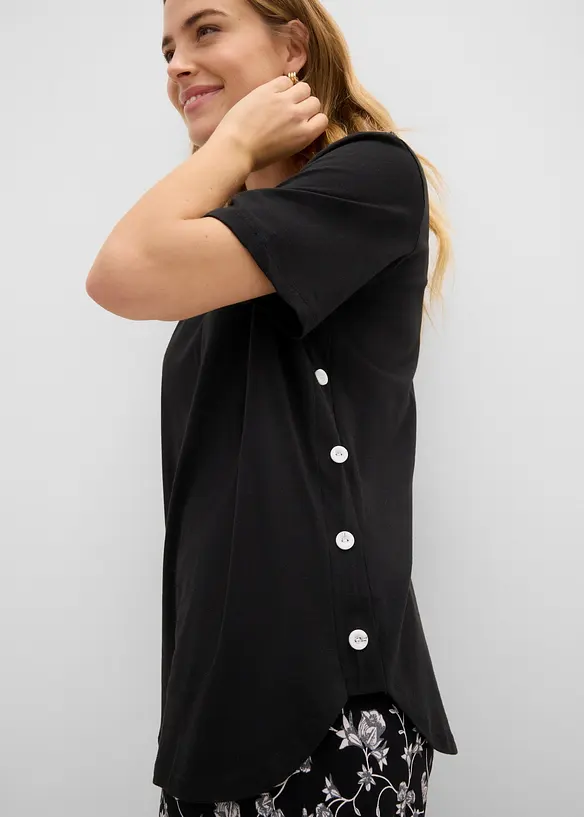 Vid T-shirt i ekologisk bomull, bonprix