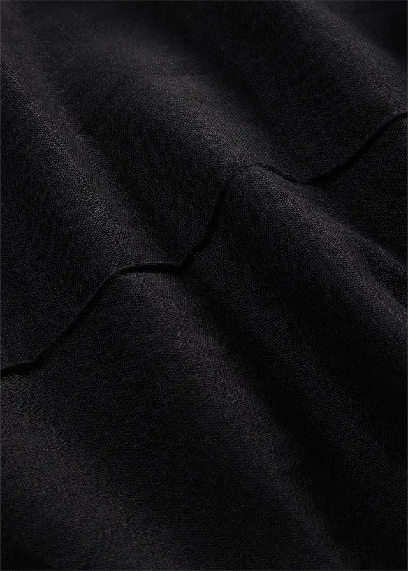 Palazzobyxa i tunn linnemix, bonprix