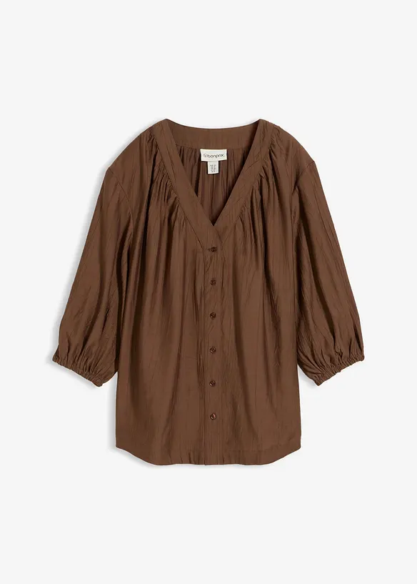 Oversizeblus av mjuk viskosmix, bonprix