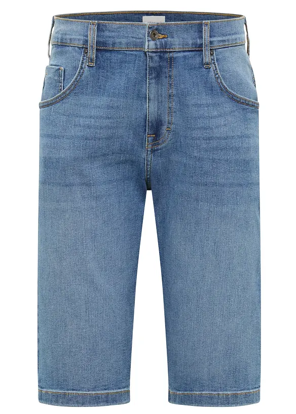 Jeansshorts med stretch fr&aring;n Mustang, Straight, Mustang Jeans