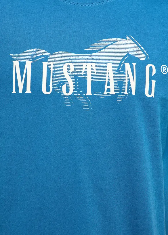 Austin T-shirt i ekologisk bomull fr&aring;n Mustang, Mustang Jeans