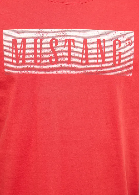 Austin T-shirt i ekologisk bomull fr&aring;n Mustang, Mustang Jeans