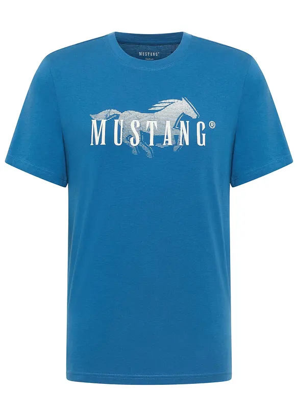 Austin T-shirt i ekologisk bomull fr&aring;n Mustang, Mustang Jeans