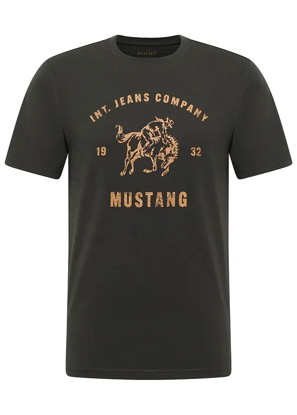 Austin T-shirt i bomull fr&aring;n Mustang, Mustang Jeans