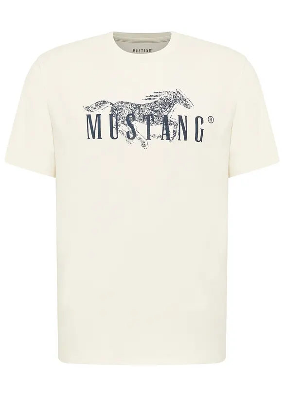 Austin T-shirt i ekologisk bomull fr&aring;n Mustang, Mustang Jeans