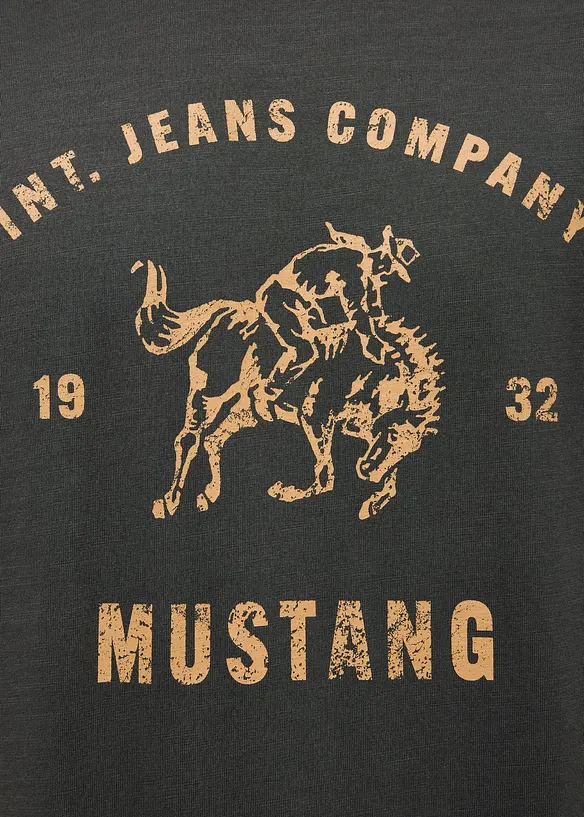 Austin T-shirt i bomull fr&aring;n Mustang, Mustang Jeans