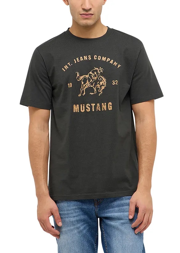 Austin T-shirt i bomull fr&aring;n Mustang, Mustang Jeans