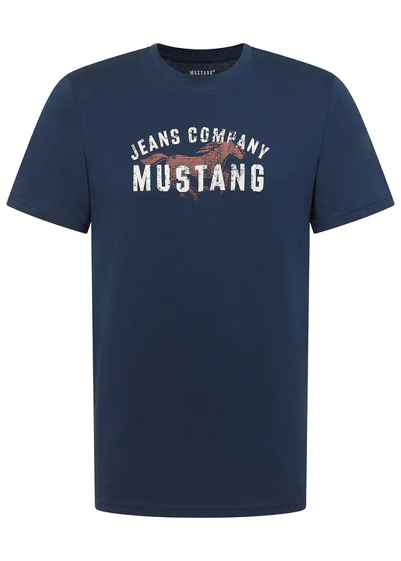 Austin T-shirt i ekologisk bomull fr&aring;n Mustang, Mustang Jeans