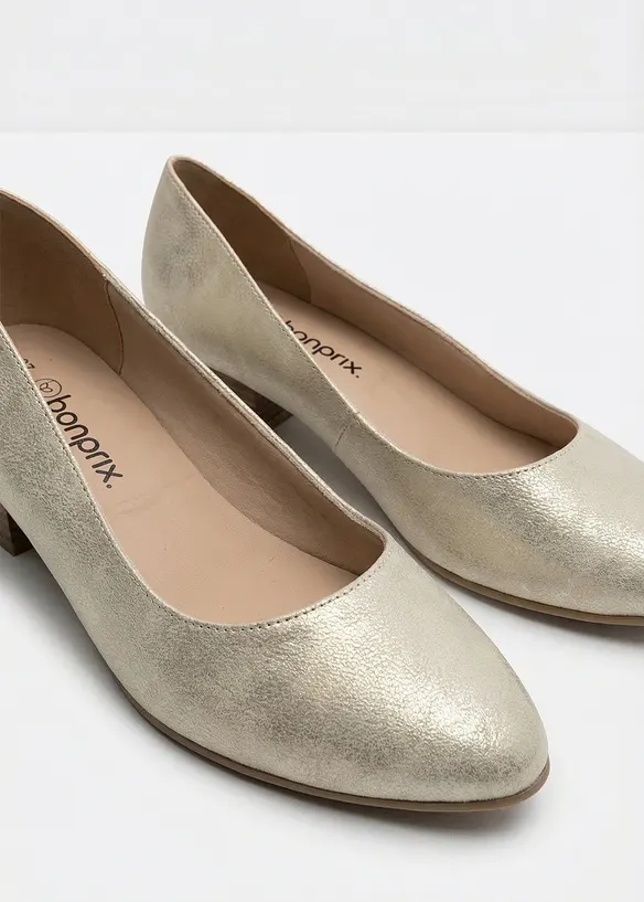 Pumps med blockklack, bonprix