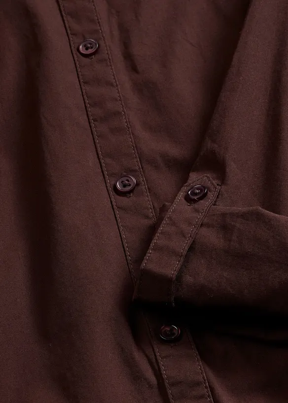 Skjortkl&auml;nning i bomullspoplin, bonprix