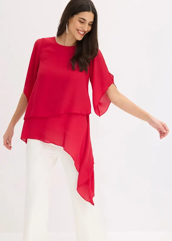 L&aring;ng blus i lager p&aring; lager-stil, bonprix