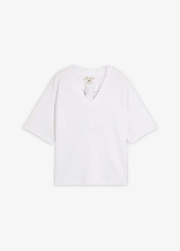 T-shirt i oversizemodell av ekologisk bomull, bonprix