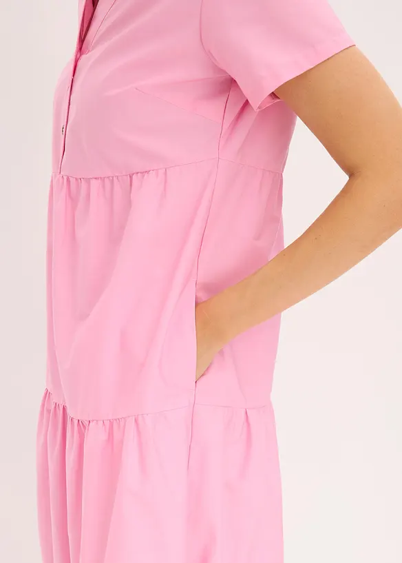 Tunikakl&auml;nning i bomull med h&aring;lbroderi, bonprix